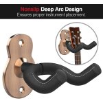 Cintre mural pour guitare 3 - pack, support de crochet mural pour guitare pour basse electrique acoustique ...