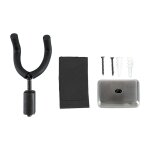 Cintre mural de guitare manche eponge en m�tal crochet de guitare carr� peu encombrant avec vis