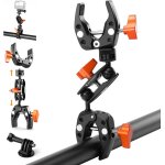 Super clamp avec 2 pinces bras magique adaptateur double tte sphrique pour appareil photo, camra, ...