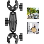 Super clamp double pince de serrage pour appareil photo, pince crabe clip support bras magique double ... Super clamp double pince de serrage pour appareil photo, pince crabe clip support bras magique double ...