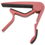 Clamp key trigger capodastre pour guitare classique electrique acoustique (rose)