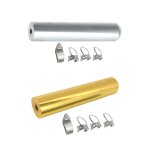 Clap de guitare en chrome massif, barre a nez rond pour guitare electrique classique acoustique