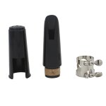 Clarinet mouthpiece kit with ligature, one reed and plastic cap