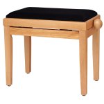 Classic cantabile banquette pour piano (bois de cerise, dpoli)
