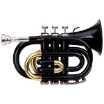 Classic cantabile brass tt - 400 b - trompette de poche noir