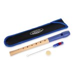 Classic cantabile pivella fl�te a bec, bleu, avec doigt� baroque