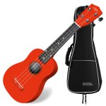 Classic cantabile soprano us - 100 rd ukull rouge set avec housse