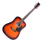 Classic cantabile ws - 10sab guitare folk sunburst
