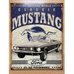 Classic mustang - ford - plaque us