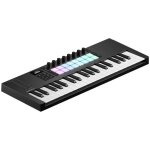 Clavier midi - novation - launchkey mk4 - 16 pads sensibles - ecran oled - contrle daw facile