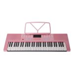 Clavier musical rose 61 touches avec pupitre