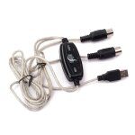 Clavier de musique audio d'interface midi pc pour adaptateur de batterie de piano electrique