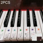 Clavier de piano electronique a rouleaux - 88 / 61 / 54 / 49 touches, autocollants de notation,