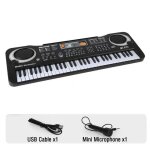 Clavier de piano ¿¿lectronique portable pour enfants , 61 pr¿¿dire orgue avec microphone, jouets ¿¿ducatifs, ... Clavier de piano ¿¿lectronique portable pour enfants , 61 pr¿¿dire orgue avec microphone, jouets ¿¿ducatifs, ...
