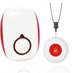 Clavier sans fil pour personnes �g�es, bouton d'alerte d'urgence pour personnes �g�es, d�sactivation ...