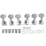Cl� d'accordage de cordes de guitare enti�rement ferm�e t�te carr�e accordeur boutons avec vis ecrous ...