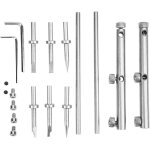 Cl pour objectif d'appareil photo, ensemble d'outils de rparation d'objectif en acier inoxydable 10 ...