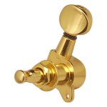 Cl de tunnel en alliage de zinc pour guitare electrique, 6 pices, 3r3l