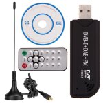Cl� usb 2. 0 pour r�cepteur de t�l�vision num�rique dvb - t, carte rtl2832u + r820t2, cl� usb fm + dab ...