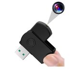 Cl usb camra espion mini camra appareil photo vido hd micro sd noir + sd 32go yonis