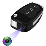 Cl� de voiture cam�ra espion hd 1080p capteur mouvement vision ir + sd 16go yonis