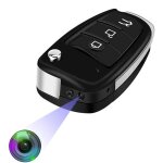 Cl de voiture camra espion hd 1080p capteur mouvement vision ir - yonis