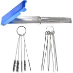 Cleaning kit for carburetor jets 13 cleaning rods, 10 needles + 5 nylon brushes for motorcycle, quad