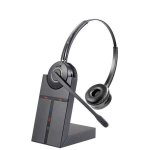 Cleyver - micro casque sans fil, technologie dect, protection acoustique, 150m, busy light intgr, charge ...