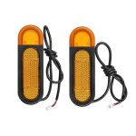 Clignotant arrire  led avec bande rflchissante, rflecteur de nuit pour feu arrire de scooter lectrique ...