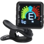Clip d'accordeur de guitare sur l'accordeur de mtronome dispositif d'accord rechargeable 2 en 1 pour ...