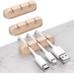 Clips cble organisateur bureau, lot de 3 support de cble, organisateur de cordon, gestion des cables, ...
