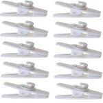 Clip pour casque d'écoute blanc 10 pièces, clip pour casque d'écoute avec câble pivotant à 360 degrés, ... Clip pour casque d'écoute blanc 10 pièces, clip pour casque d'écoute avec câble pivotant à 360 degrés, ...