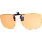 Clip - on amber clip pour lunettes de vue anti lumire bleue filtre standard protection ecrans (jeux ...