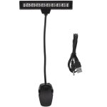 Clip on music light stand 9 led orchestra lamp piano light fully adju Clip on music light stand 9 led orchestra lamp piano light fully adju
