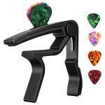 Clip de réglage du capodastre de guitare, excellent support de plectres en métal pour guitares electriques ... Clip de réglage du capodastre de guitare, excellent support de plectres en métal pour guitares electriques ...