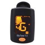 Clip tuner 4 modes d'accordage guitare basse ukul�l� clip sur accordeur abs double color screen display ...