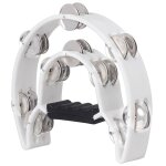 Cloche de tambourin, instruments de musique a percussion, cloche a main pour fte, tambour compact double ...