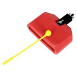 Cloche de vache a tambour, instruments de percussion en plastique, g�n�rateurs de bruit avec tige en ...