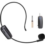 Cloudds uhf casque microphone sans fil et micro portatif 2 en 1, porte de 50, 3 m pour haut - parleur ...