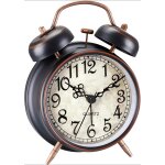 Cmjaagur - rveil analogique vintage a double cloche, 10 cm, design rtro avec veilleuse, rveil de table ...