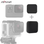 Cnyo® 2 en 1 noir souple en silicone gel en caoutchouc lens cap de protection lens cover pour gopro hero ... Cnyo® 2 en 1 noir souple en silicone gel en caoutchouc lens cap de protection lens cover pour gopro hero ...