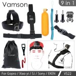 Cnyo� 9 dans 1 vamson pour gopro accessoires floaty bobber manfrotto cl� kit bandouli�re tr�pied pour ...