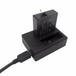 Cnyo chargeur de batterie portatif ahdbt - 501  double port pour gopro hero 5 camra d'action sportif ...