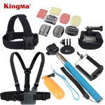Cnyo® kingma for gopro accessories chest belt + head strap + helmet strap + floaty bobber + monopod for ... Cnyo® kingma for gopro accessories chest belt + head strap + helmet strap + floaty bobber + monopod for ...