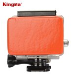 Cnyo� kingma pour gopro sport cam�ra flotteur bloc bou�e eponge orange + 3 m autocollant parfait outil ...