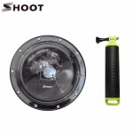 Cnyo� shoot 6 pouce port de d�me de plong�e sous - marine pour gopro hero 4 3 + cam�ra avec go pro cas ...