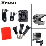 Cnyo� shoot base courb�e et vis de tr�pied casque montage pour gopro hero 5 3 4 session xiaomi yi 4k ...