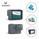 Cnyo� snowhu pour gopro hero 6 5 premium tremp� ecran en verre film lcd ecran protecteur pour gopro ...