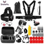 Cnyo snowhu plat courbe surface mount base avec 3 m adhsif autocollant pour gopro hero 6 5 4 3 session ...