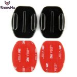 Cnyo snowhu pour sport camra accessoires base 2x plat montage vhb adhsif collant pour gopro hero ...